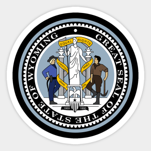 Seal of Wyoming Sticker